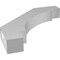 Ekena Millwork 5 1/2-in. W x 36-in. D x 36-in. H Merced Architectural Grade PVC Knee Brace BRCP055X36X36MRC - alternate 6